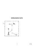 MISCELLANEOUS Diagram and Parts List for 4CA2762XWW0  Whirlpool Washer