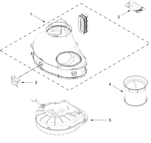 Downdraft Parts Diagram and Parts List for JIDT730SBL00  Whirlpool Cooktop