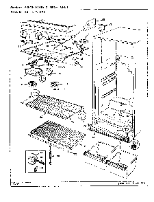 03 - Fresh Food Compartment Diagram and Parts List for RB17KN1AF  Whirlpool Refrigerator