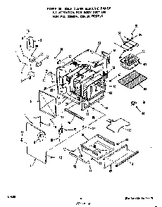 Body Diagram and Parts List for 2366*0A  Roper Range