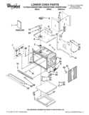 LOWER OVEN PARTS Diagram and Parts List for WOD93EC7AS00  Whirlpool Wall Oven