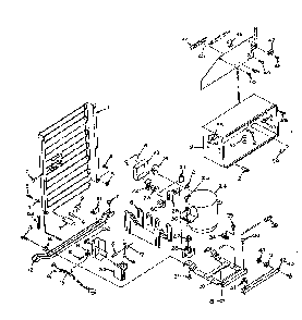 Unit Parts Diagram and Parts List for 106U14FL  Kenmore Refrigerator