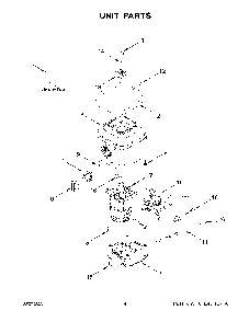 Unit Parts Diagram and Parts List for 5KSB4026RHI0  KitchenAid Blender