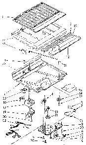 Compartment Separator Diagram and Parts List for ET18JKXSM04  Whirlpool Refrigerator