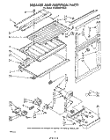BREAKER AND PARTITION Diagram and Parts List for ET20EKXPWR0  Whirlpool Refrigerator