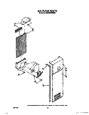 Part Location Diagram of 1108434 Whirlpool DUCT-AIR