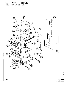 05 - Shelves And Accessories Diagram and Parts List for RC244RDV  Whirlpool Refrigerator