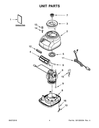 Part Location Diagram of W10705126 Whirlpool CORD-POWER