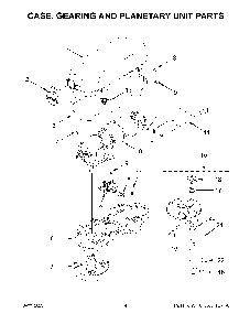 Part Location Diagram of W11672011 Whirlpool GEAR