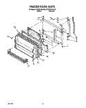 FREEZER DOOR Diagram and Parts List for KTRS22KAAL00  KitchenAid Refrigerator