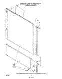 DOOR AND PANEL Diagram and Parts List for 4KUDA220T0  KitchenAid Dishwasher