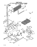 UNIT Diagram and Parts List for ET18PKXWW10  Whirlpool Refrigerator
