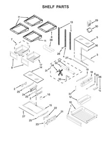 Part Location Diagram of WPW10608793 Whirlpool Control, Electric