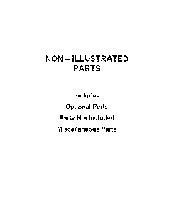 Optional parts (not included) Diagram and Parts List for WOS11EM4EB02  Whirlpool Wall Oven