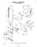 CONTROL COMPONENTS Diagram and Parts List for RM988PXLW0  Whirlpool Microwave Oven Combo