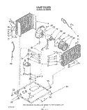 UNIT Diagram and Parts List for AC1504XT0  Whirlpool Air Conditioner