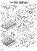 SHELF, LIT/OPTIONAL Diagram and Parts List for EB21DKXBB00  Whirlpool Refrigerator