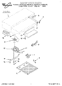 SECTION Diagram and Parts List for RH2730XDS0  Whirlpool Range Hood