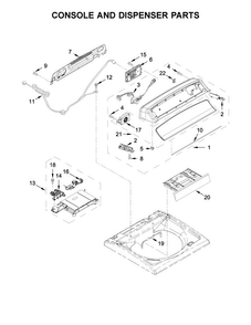 Part Location Diagram of W11089550 Whirlpool CNTRL-ELEC