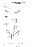 WIRING HARNESS Diagram and Parts List for DP8350XVN1  Whirlpool Dishwasher