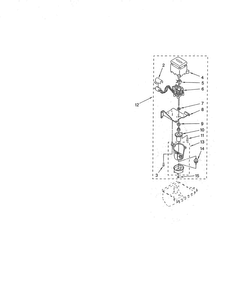 Pump Diagram and Parts List for BR51IMWA0  Whirlpool Ice Maker