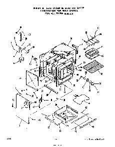 Body Diagram and Parts List for 2347*0A  Roper Range