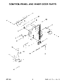 Part Location Diagram of W11622490 Whirlpool CONSOLE