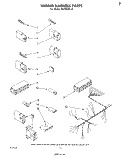 WIRING HARNESS Diagram and Parts List for DU7503XL0  Whirlpool Dishwasher