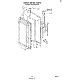 SERVA-DOOR , NOT ILLUSTRATED AND OPIONAL Diagram and Parts List for ED26MM1LWR0  Whirlpool Refrigerator