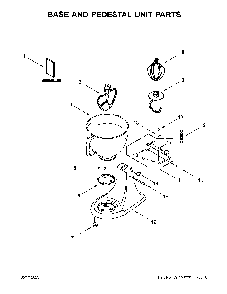 Part Location Diagram of W11556021 Whirlpool Use and Care Guide