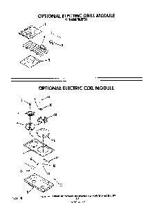^electric Grill Diagram and Parts List for N9257*1  Roper Range
