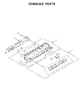 Console parts Diagram and Parts List for WTW5105HW0  Whirlpool Washer