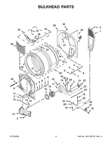 Part Location Diagram of W11742739 Whirlpool HARNS-WIRE
