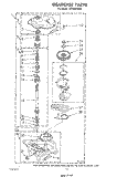 GEARCASE Diagram and Parts List for LA7800XSW0  Whirlpool Washer