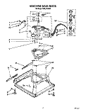 MACHINE BASE Diagram and Parts List for TAWL670AN0  Whirlpool Washer