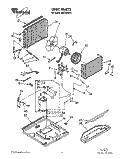 UNIT PARTS Diagram and Parts List for ACE124XY1  Whirlpool Air Conditioner