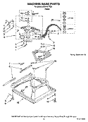 MACHINE BASE PARTS Diagram and Parts List for ATW4471TQ0  Whirlpool Washer