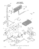 UNIT Diagram and Parts List for ET18DKXTF04  Whirlpool Refrigerator