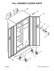 Part Location Diagram of W11549435 Whirlpool SCREW