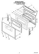DOOR PARTS, OPTIONAL PARTS Diagram and Parts List for TES325MQ5  Estate Range