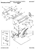 SECTION Diagram and Parts List for KEYE677BWH2  KitchenAid Dryer