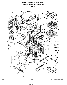 Body Diagram and Parts List for B9457*0  Roper Range