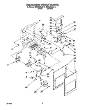 DISPENSER FRONT Diagram and Parts List for KSRS25QAAL11  KitchenAid Refrigerator