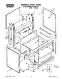 EXTERNAL OVEN, LIT/OPTIONAL Diagram and Parts List for FEP210VL3  Roper Range