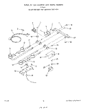 SECTION Diagram and Parts List for 1176W0A  Roper Cooktop