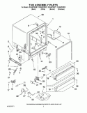 Part Location Diagram of W10082781 Whirlpool PANEL
