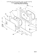 Part Location Diagram of 279938 Whirlpool PANEL