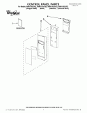 Part Location Diagram of W10364232 Whirlpool BRKT-CNTRL