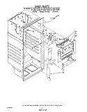 LINER Diagram and Parts List for ET18NKXXG00  Whirlpool Refrigerator