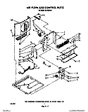 AIRFLOW AND CONTROL Diagram and Parts List for AC1002XS1  Whirlpool Air Conditioner